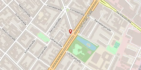 Karte der Umgebung von Luxemburger Str. 190, 50937 Köln