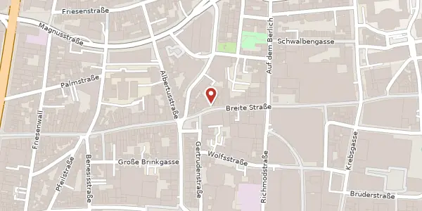 Karte der Umgebung von Breite Str. 116, 50667 Köln