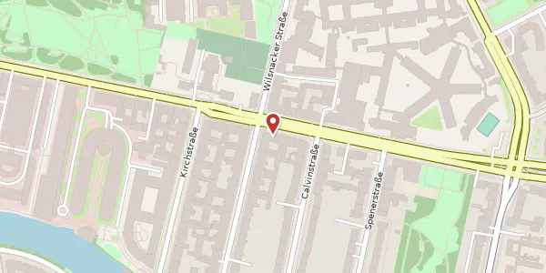 Karte der Umgebung von Alt-Moabit 110, 10559 Berlin