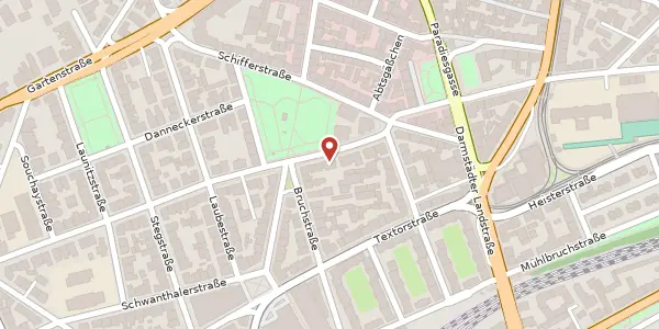 Karte der Umgebung von Gutzkowstr. 9, 60594 Frankfurt