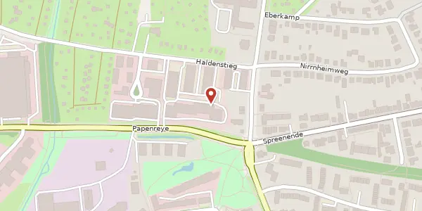 Karte der Umgebung von Papenreye 55, 22453 Hamburg