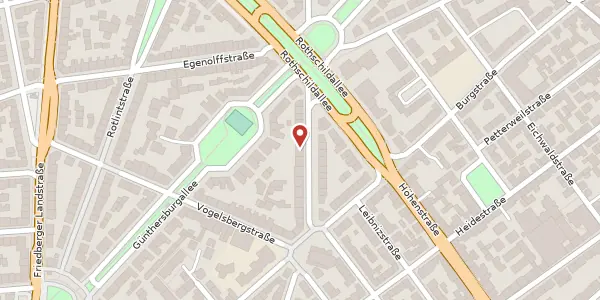 Karte der Umgebung von Martin-Luther-Str. 17, 60316 Frankfurt