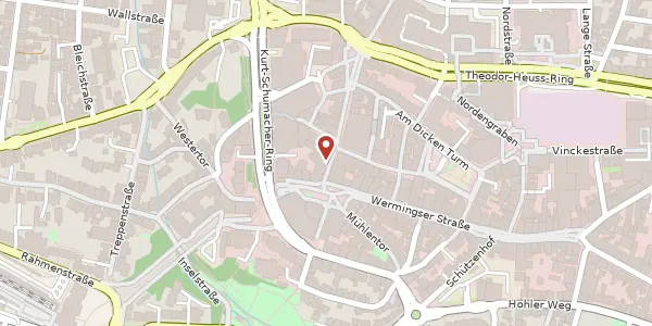 Karte der Umgebung von Unnaer Str. 3, 58636 Iserlohn