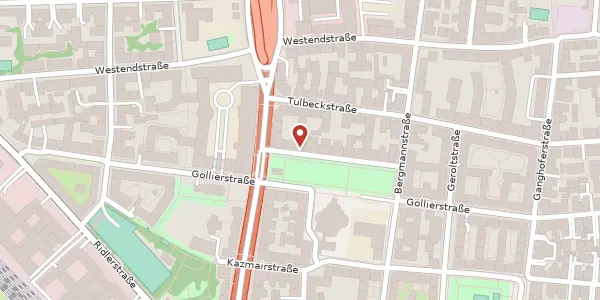 Karte der Umgebung von Gollierplatz 16, 80339 München