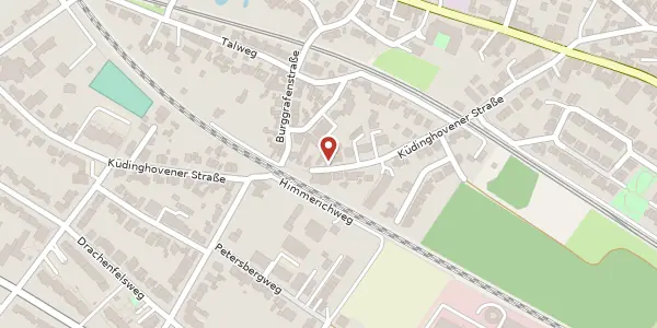 Karte der Umgebung von Küdinghovener Str. 54, 53227 Bonn