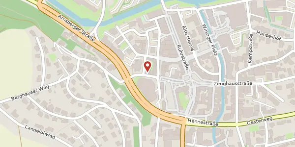 Karte der Umgebung von Arnsberger Str. 16, 59872 Meschede
