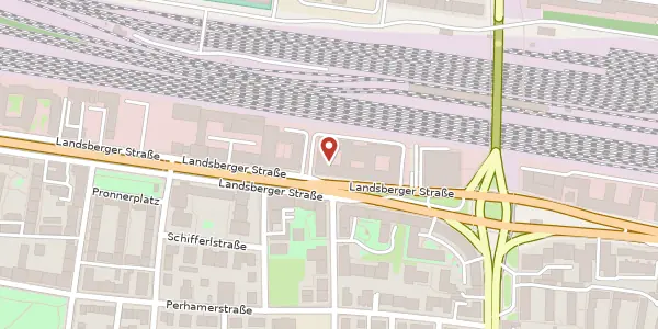 Karte der Umgebung von Landsberger Str. 310, 80687 München