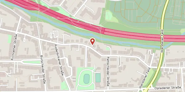 Karte der Umgebung von Werstener Dorfstr. 114, 40591 Düsseldorf