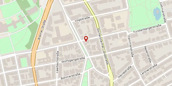 Karte der Umgebung von Fürstenbergerstr. 163, 60322 Frankfurt