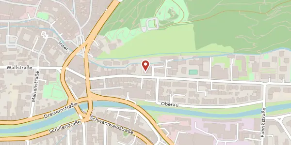 Karte der Umgebung von Kartäuserstraße 23, 79102 Freiburg im Breisgau