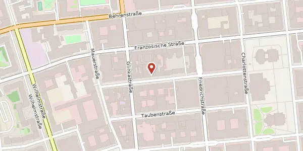 Karte der Umgebung von Jägerstraße 67, 10117 Berlin