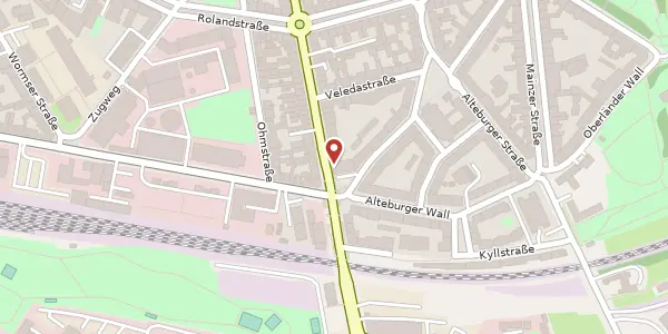 Karte der Umgebung von Bonner Str. 77, 50677 Köln