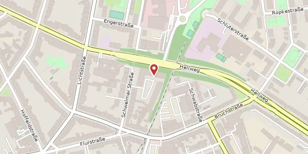 Karte der Umgebung von Schwelmer Str. 22, 40235 Düsseldorf