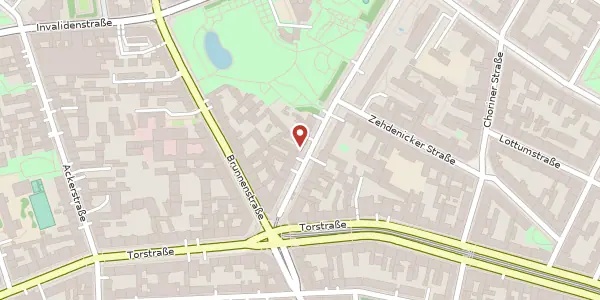 Karte der Umgebung von Weinbergsweg 23, 10119 Berlin