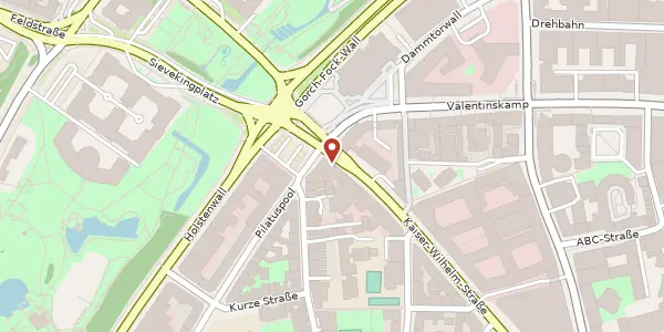Karte der Umgebung von Kaiser-Wilhelm-Straße 115, 20355 Hamburg