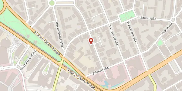Karte der Umgebung von Bettinastr. 35-37, 60325 Frankfurt