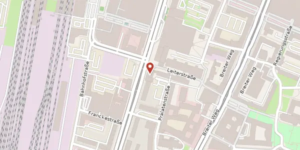 Karte der Umgebung von Otto-von-Guericke-Str. 86 A, 39104 Magdeburg