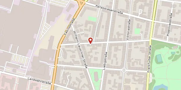 Karte der Umgebung von Kahlertstr. 28, 64293 Darmstadt