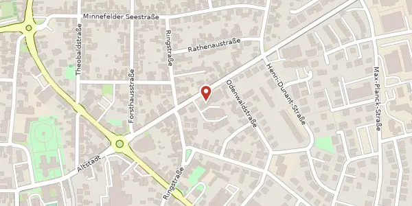 Karte der Umgebung von Aschaffenburger Str. 21, 64807 Dieburg