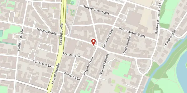 Karte der Umgebung von Feilitzschstr. 10, 80802 München