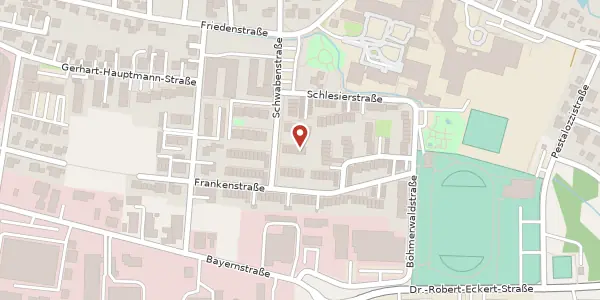 Karte der Umgebung von Schwanenstr. 22, 93128 Regenstauf