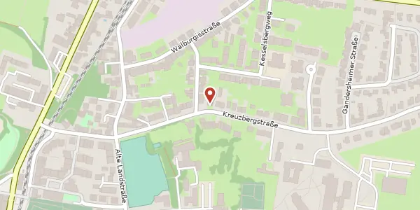 Karte der Umgebung von Kreuzbergstr. 52, 40489 Düsseldorf