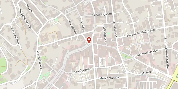 Karte der Umgebung von Straße des Friedens 1, 98693 Ilmenau