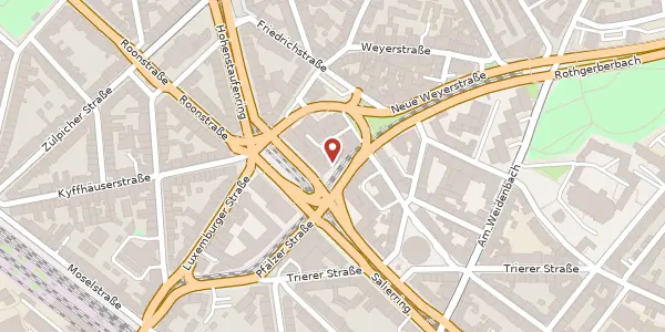 Karte der Umgebung von Neue Weyerstr. 10, 50676 Köln