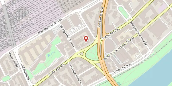 Karte der Umgebung von Gutleutstr. 96, 60329 Frankfurt