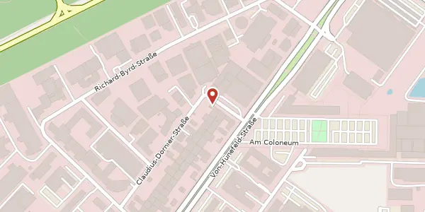 Karte der Umgebung von Claudius-Dornier-Str. 32, 50829 Köln