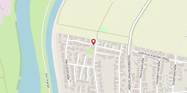 Karte der Umgebung von Bachgartenstraße 87, 74385 Pleidelsheim