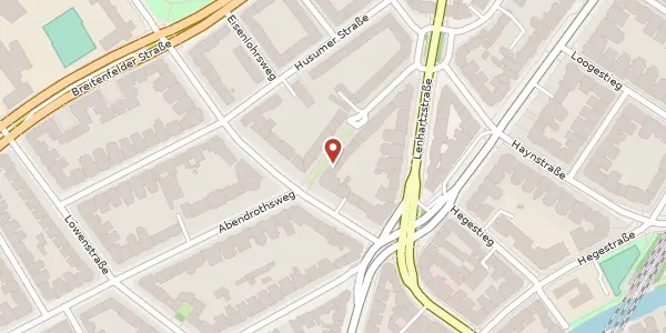 Karte der Umgebung von Hans-Much-Weg 2, 20249 Hamburg