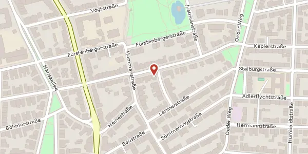 Karte der Umgebung von Nesenstr. 11, 60322 Frankfurt