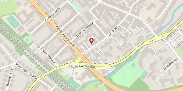 Karte der Umgebung von Alt Eller 38, 40229 Düsseldorf