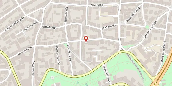 Karte der Umgebung von Jahnstr. 23, 60318 Frankfurt