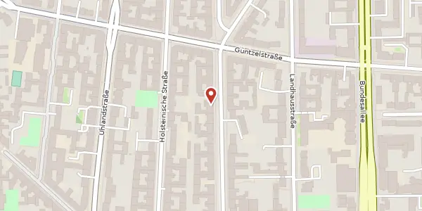 Karte der Umgebung von Nassauische Straße 21, 10717 Berlin