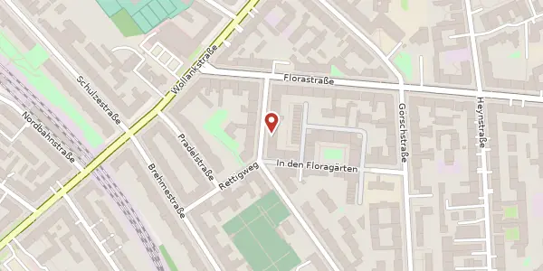 Karte der Umgebung von Gaillardstraße 38, 13187 Berlin
