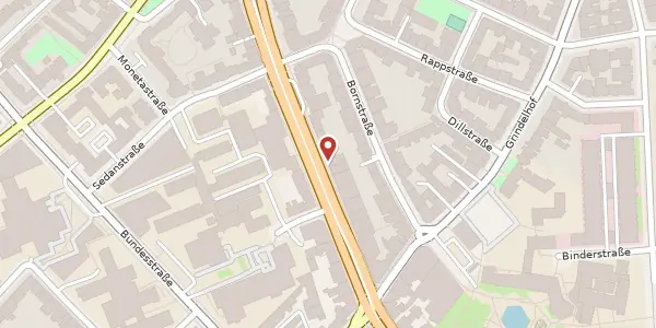 Karte der Umgebung von Grindelallee 132, 20146 Hamburg