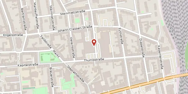 Karte der Umgebung von Buchforststr. 1-15, 51103 Köln