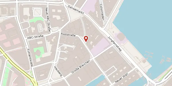 Karte der Umgebung von Gerhofstraße 2, 20354 Hamburg