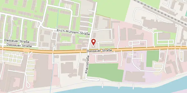 Karte der Umgebung von Dessauer Straße 275, 06886 Lutherstadt Wittenberg