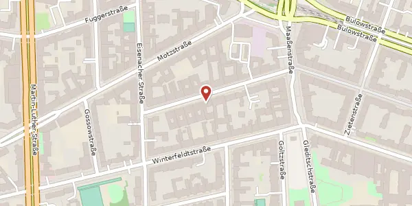 Karte der Umgebung von Nollendorfstraße 27, 10777 Berlin