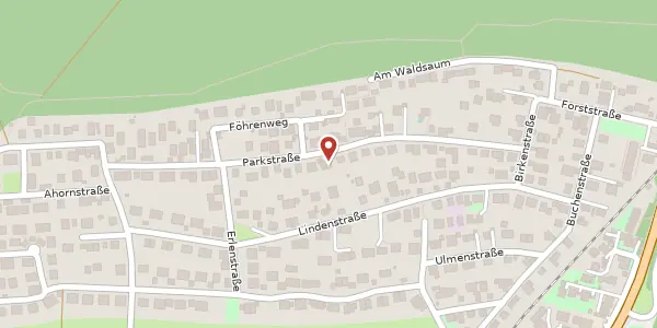 Karte der Umgebung von Parkstr. 15, 82065 Baierbrunn