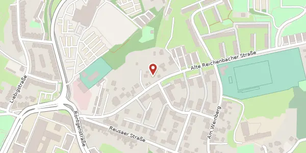 Karte der Umgebung von Alte Reichenbacher Straße 13, 08529 Plauen
