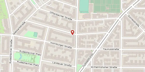 Karte der Umgebung von Deidesheimer Straße 24, 14197 Berlin