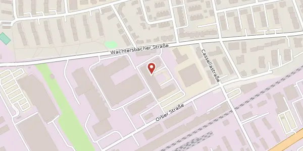 Karte der Umgebung von Orber Str. 4a, 60386 Frankfurt