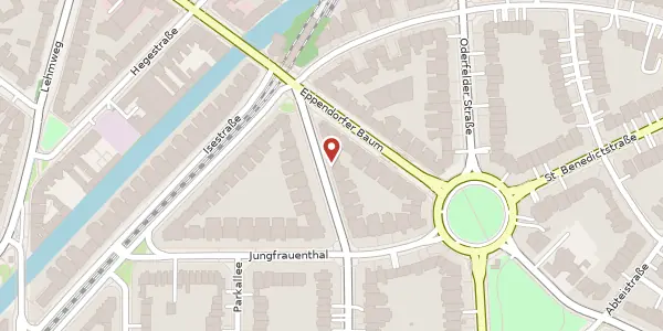 Karte der Umgebung von Hochallee 124, 20149 Hamburg