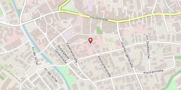 Karte der Umgebung von Ratskellerstraße 11, 77855 Achern