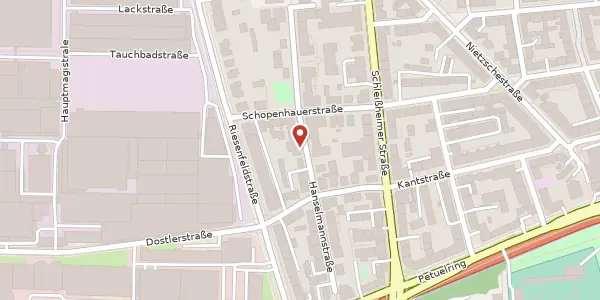Karte der Umgebung von Hanselmannstr. 25, 80809 München