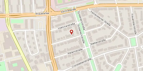 Karte der Umgebung von Neuhaußstr. 8, 60322 Frankfurt